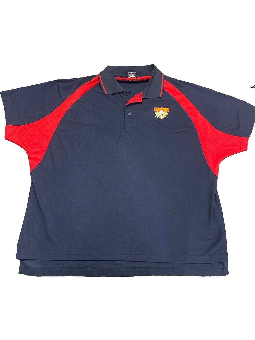 COOPERSTOWN DREAMS PARK Embroidered Baseball POLO SHIRT 2XL Polyester Men Golf